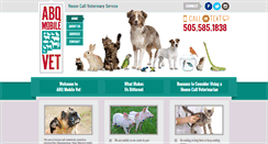 Desktop Screenshot of abqmobilevet.com